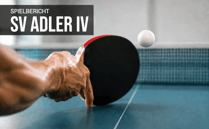 Neue Mannschaft, erster Volltreffer: Adler IV startet mit 8:2 in die Saison